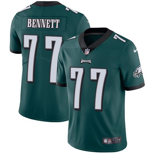 Nike Men & Women & Youth Eagles 77 Michael Bennett Green NFL Vapor Untouchable Limited Jersey,We sell and wholesale Nike Men & Women & Youth Eagles 77 Michael Bennett Green NFL Vapor Untouchable Limited Jersey on line form chian!